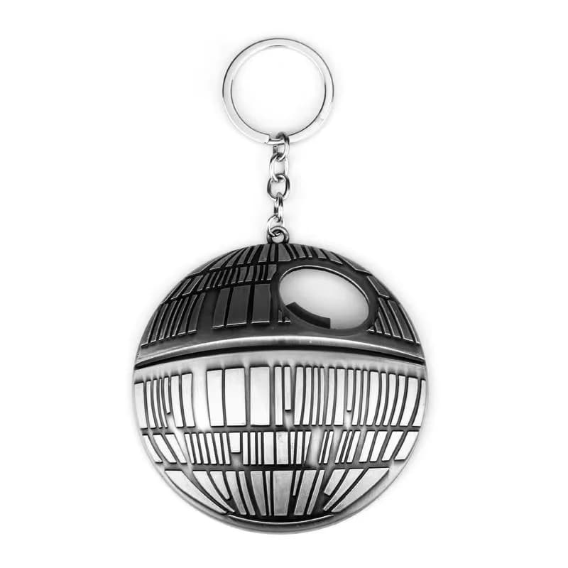 Llavero Star Wars Estrella de la Muerte Metálico - Accesorio Grande y de Colección para Fans