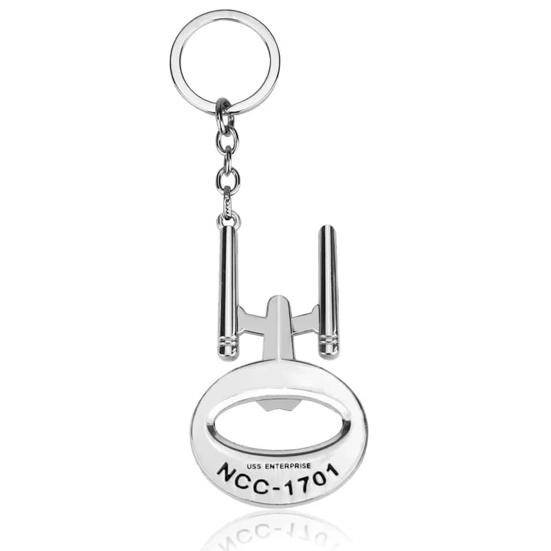 Llavero USS Enterprise Star Trek Metálico - Nave Espacial de Colección para Fans de la Ciencia Ficción